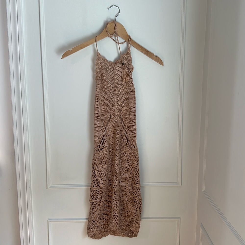 Beach Crochet Cover Up Dress